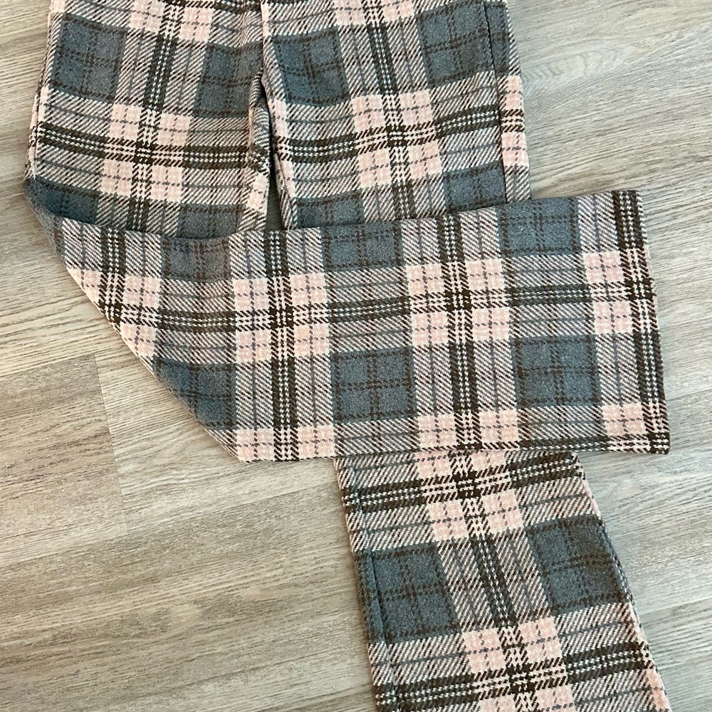 Area Stars Olivia Plaid Pants wide leg S